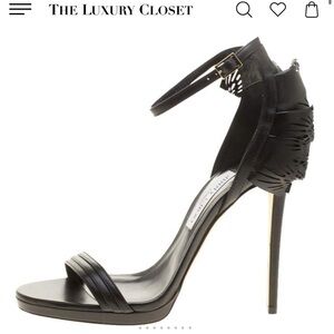 Jimmi Choo Kelly open toy heels